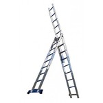 Трехсекционная лестница алюминиевая Стандарт 3х10
